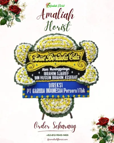 Papan Bunga Duka di Sampih