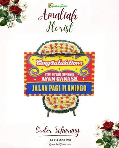 Bunga Papan Congratulation di Sampih